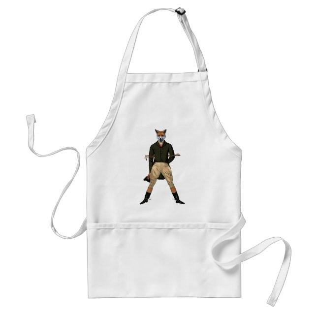 Vintage fox Hunting Standard Apron (Front)