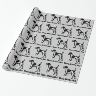Vintage Fox Terrier Wrapping Paper
