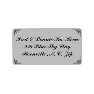 VINTAGE FRAME--ADDRESS LABEL