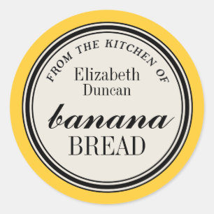 Vintage Frame "From the Kitchen of" Circle Label