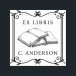 Vintage Frame Personal Library Ex Libris Book Page Self-inking Stamp<br><div class="desc">Introducing the Vintage Frame Personal Library Ex Libris Book Page self-inking stamp! Add a touch of old-world charm to your reading experience with this exquisite self-inking stamp. Featuring a beautifully crafted vintage frame design, it's the perfect accessory for bibliophiles who appreciate classic style. Leave a lasting impression on every volume...</div>