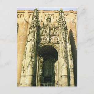 Vintage France, Albi, Church St Cecilie Postcard