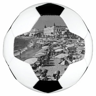 Vintage France Cannes the beach Dart Board Soccer Ball