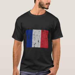 Vintage France Flag Retro French Men Women Souveni T-Shirt