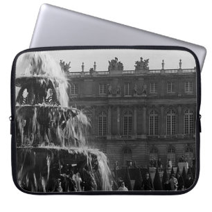 Vintage France palace Versailles Pyramid fountain Laptop Sleeve