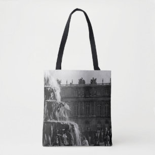 Vintage France palace Versailles Pyramid fountain Tote Bag