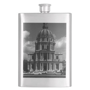 Vintage France Paris Church Saint Louis Invalides Hip Flask