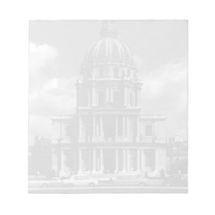 Vintage France Paris Church Saint Louis Invalides Notepad