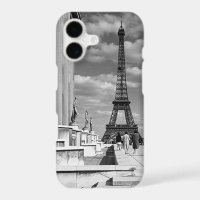 Vintage France Paris Eiffel tower Chaillot palace