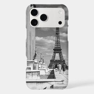 Vintage France Paris Eiffel tower Chaillot palace