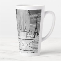 Vintage France Paris Eiffel tower Chaillot palace
