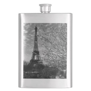 Vintage France Paris Eiffel tower Hip Flask