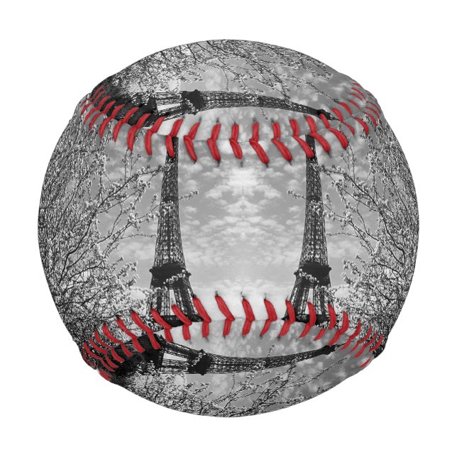 Vintage France Paris Eiffel Tower Playing Cards Baseball (Front)