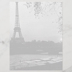 Vintage France Paris Eiffel tower sunset