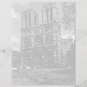 Vintage France Paris Notre Dame Cathedral