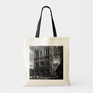 Vintage France Paris Notre Dame Cathedral 1970 Tot Tote Bag
