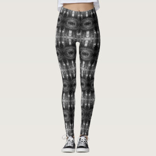 Vintage France Paris Notre Dame Cathedral Leggings