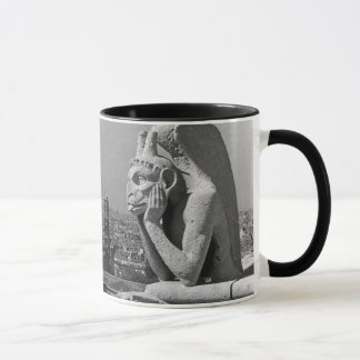 Vintage France Paris Notre Dame Cathedral thinker Mug