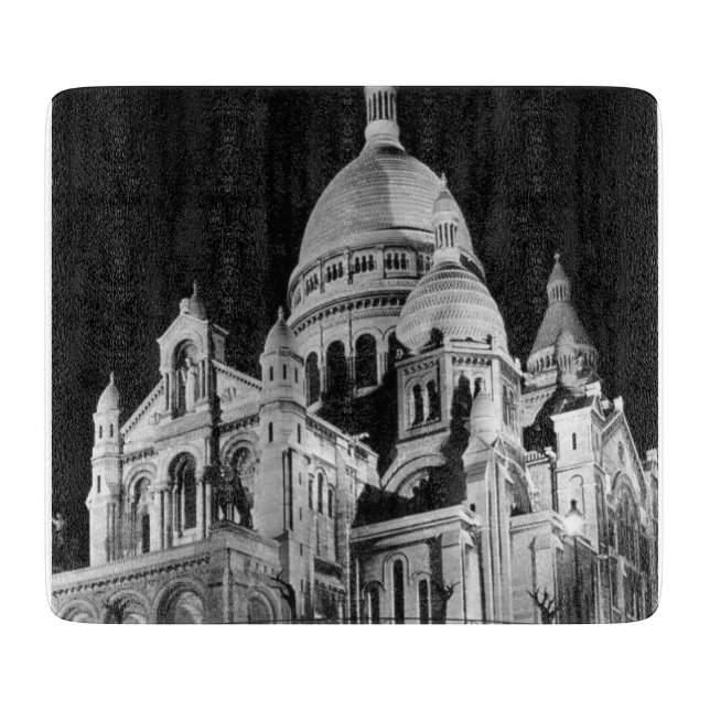 Vintage France Paris Sacre Coeur Basilica Cutting Board (Front)