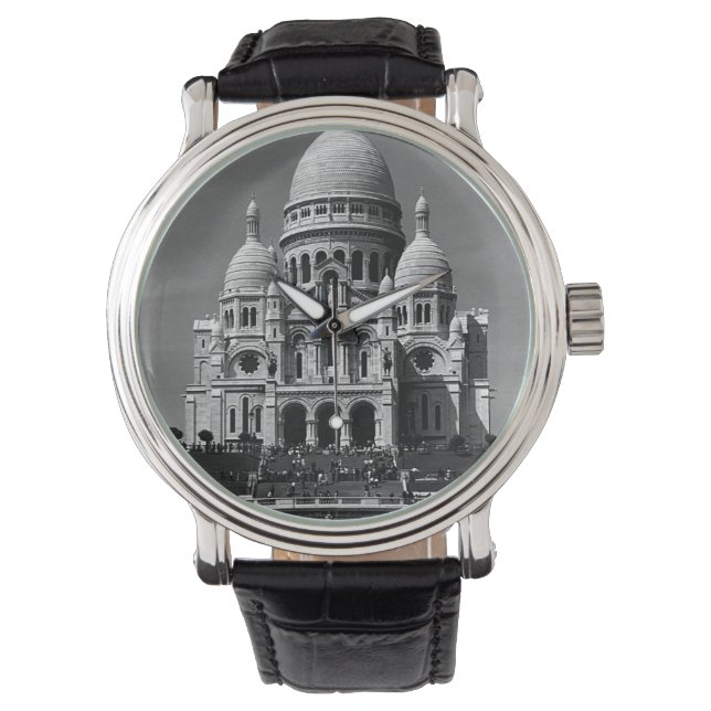 Vintage France Paris Sacre Coeur Basilica Watch (Front)