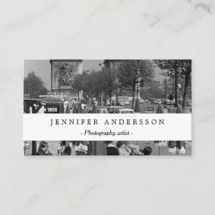 Vintage France Paris Triumphal arch Business Card