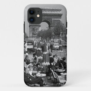 Vintage France Paris Triumphal arch Case-Mate iPhone Case