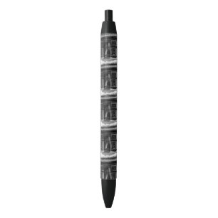Vintage France Paris Triumphal arch Place Etoile Black Ink Pen