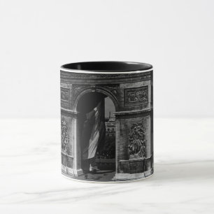 Vintage France Paris Triumphal arch Place Etoile Mug