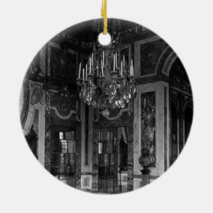 Vintage France Versailles palace hall of war 1970 Ceramic Tree Decoration