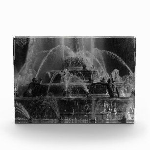Vintage France Versailles palace Latona Fountain Photo Block