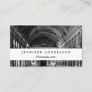 Vintage France Versailles palace mirrors gallery Business Card