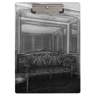 Vintage France Versailles palace Mme Barry's room Clipboard