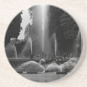 Vintage France Versailles palace neptune fountains Coaster