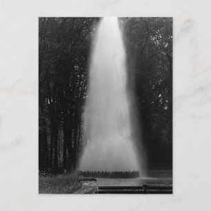 Vintage France Versailles palace obelisk fontain Postcard