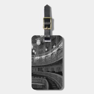 Vintage France Versailles palace opera house Mouse Luggage Tag