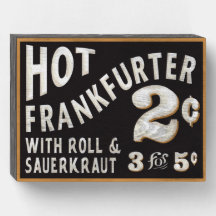 Vintage Frankfurter Sign