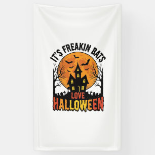 Vintage Freakin Bats Love Halloween Shirt Design_1 Banner