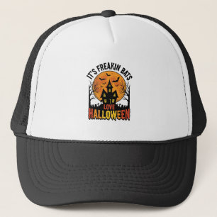 Vintage Freakin Bats Love Halloween Shirt Design_1 Trucker Hat