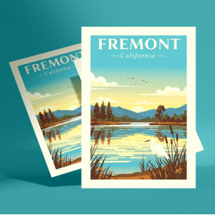 Vintage Fremont California Postcard
