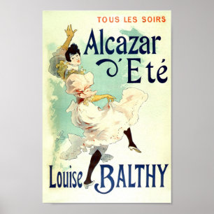 Vintage French Advertising Louise Balthy Poster