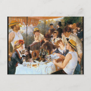 Vintage French Bar Cafe Postcard