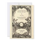 Vintage French Baroque Rococo Wedding Invitations