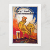 Vintage French Beer Advertisment