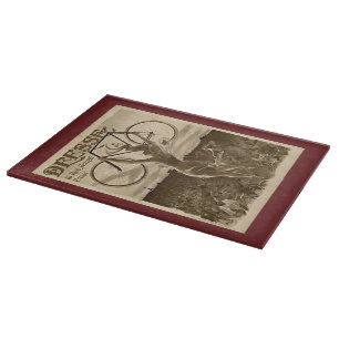 Vintage French Bicycle Advertisement Cutting Board