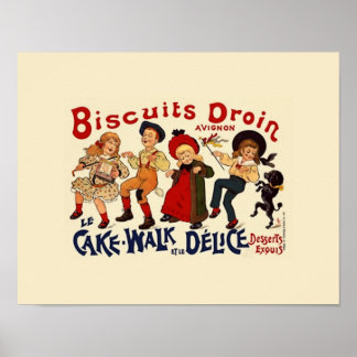 Vintage French Biscuit Poster