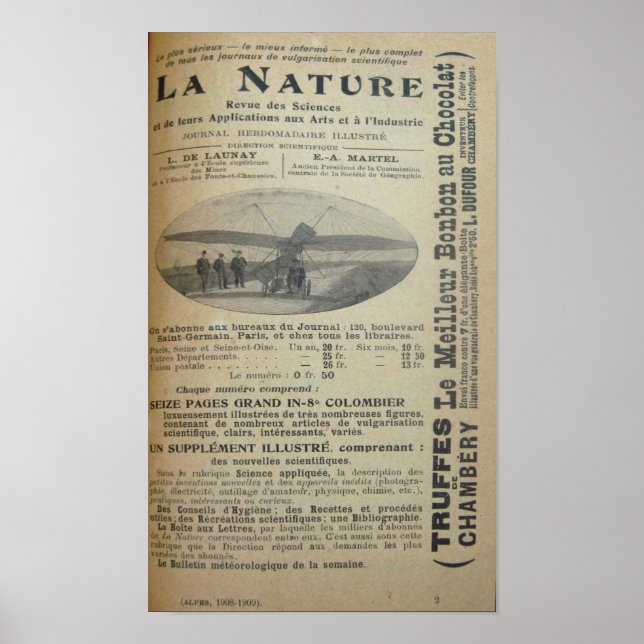 Vintage French Book Poster (Front)