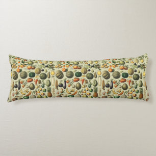Vintage French Botanical Fruit Poster Art Body Cushion
