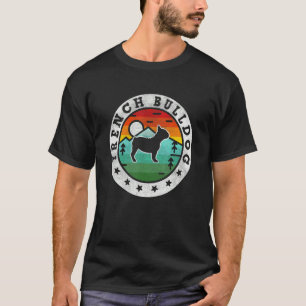 Vintage French Bulldog Retro Dog Mum Dad T-Shirt
