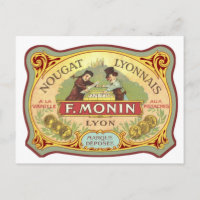 Vintage French Candy Label