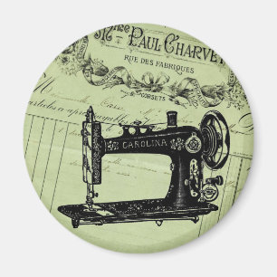 Vintage French Chic Sewing machine Magnet